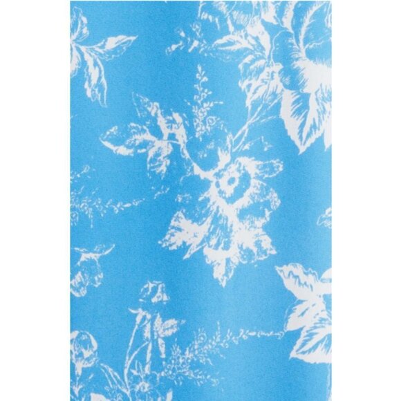 💕WAYF💕 The Angelina Floral Wrap Gown ~ Ocean Etoile Floral Print Medium M NWOT - Picture 7 of 15